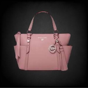 MICHAEL MICHAEL KORS Sullivan Small Saffiano Leather Top-Zip Tote Bag